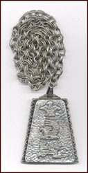 CORO ARTS and CRAFTS STYLE PENDANT 