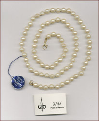 HOBE FAUX PEARL NECKLACE MADE IN MAJORCA SPAIN